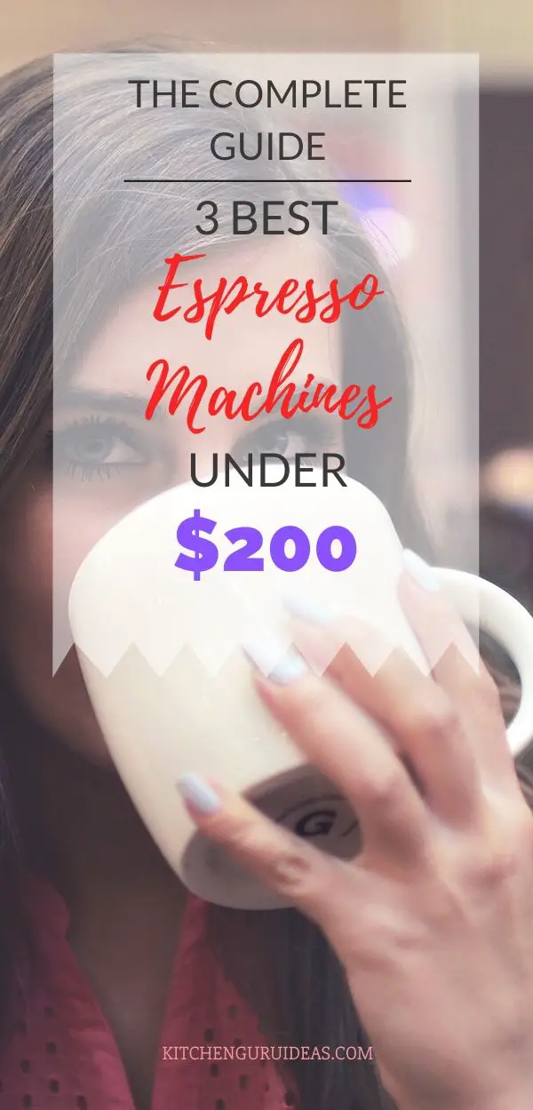 Best 3 espresso machines under $200