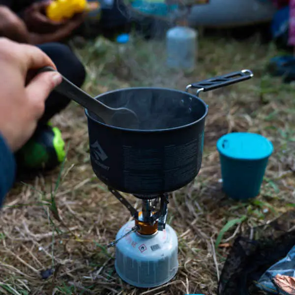 cooking while camping