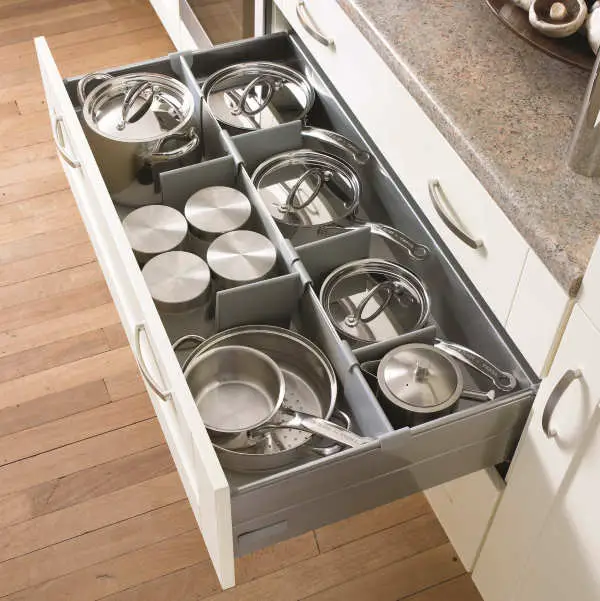 cookware drawer organiser