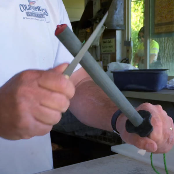sharpening fillet knife rod
