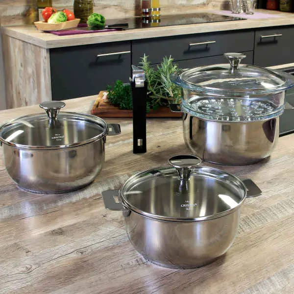 stainless steel pots