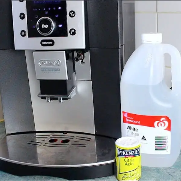 espresso machine vinegar