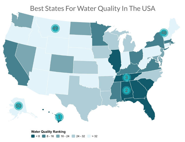 water quality us map