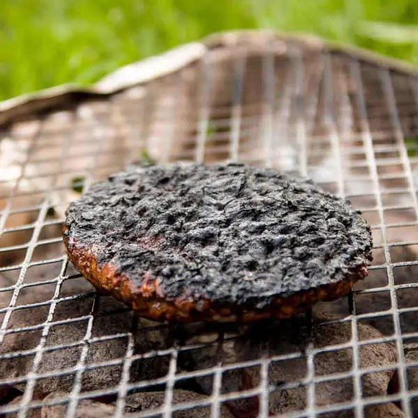 burnt burger