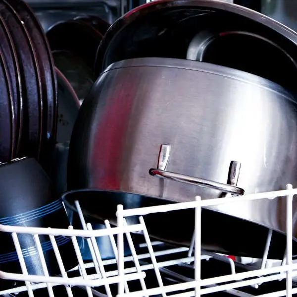 cookware in dishwasher