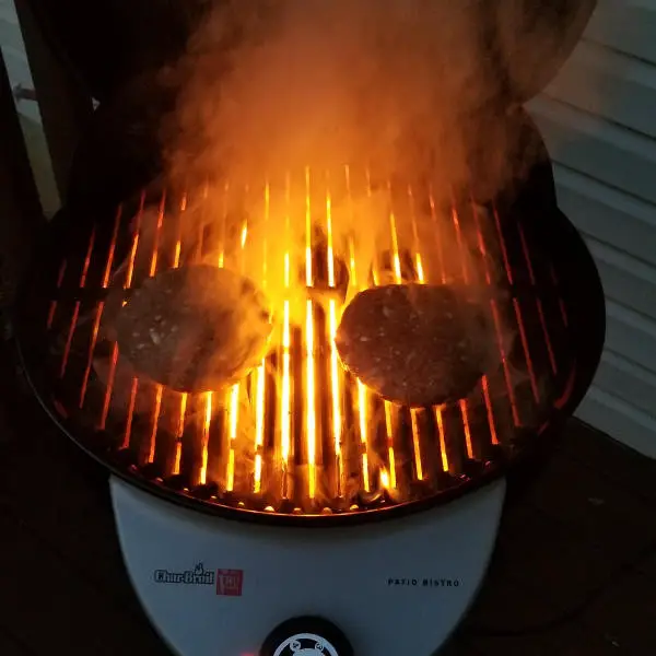 electric grill grease fire