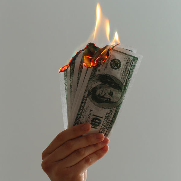 burning money