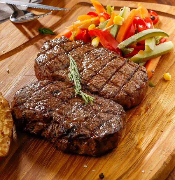 juicy grilled steak