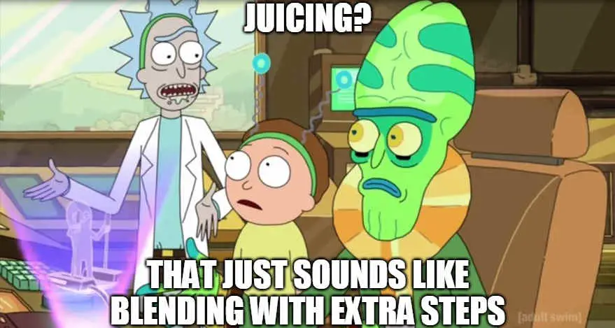 rick morty blending