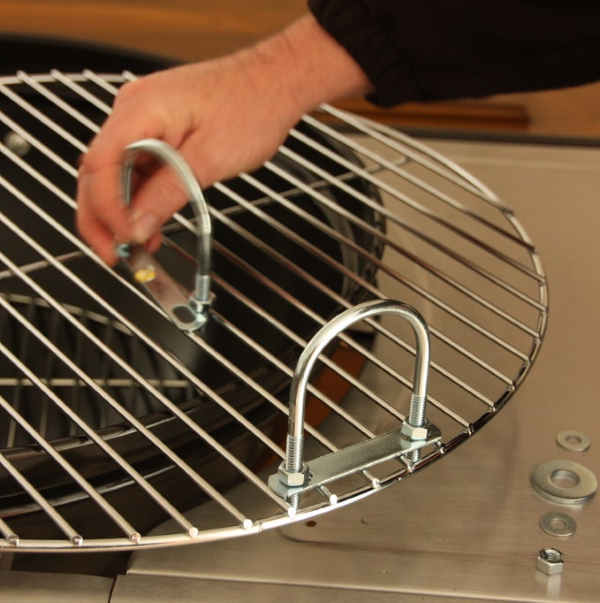 DIY grill grate handles