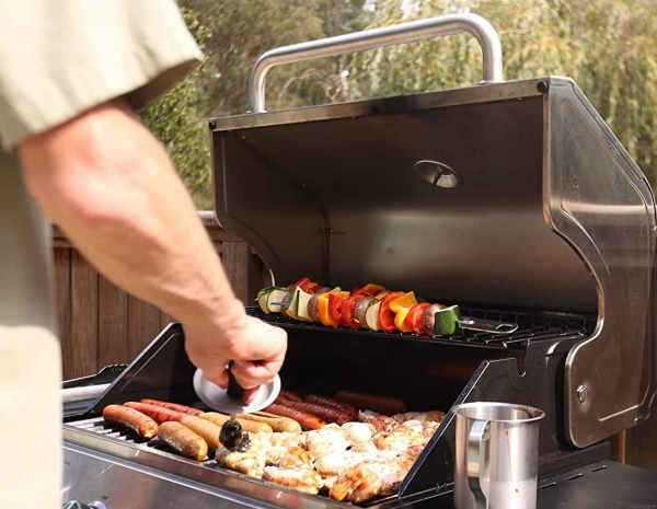 cooking on a cheap gas grill