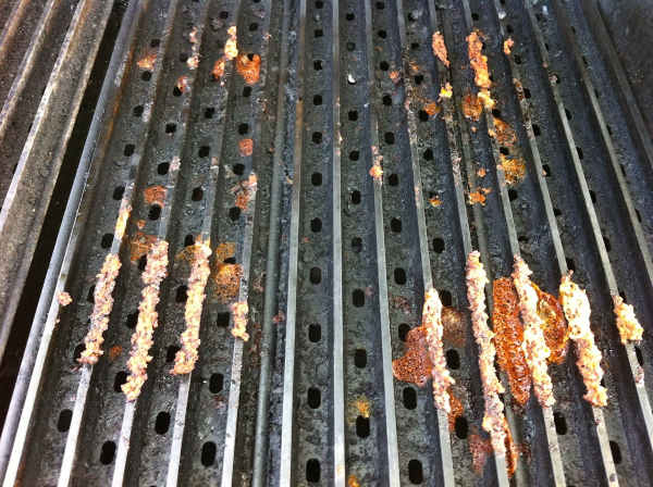 stuck food on grill grates
