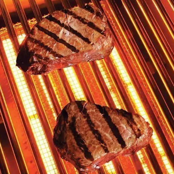 steak on infrared grill