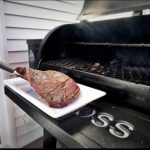 searing steak on pellet grill