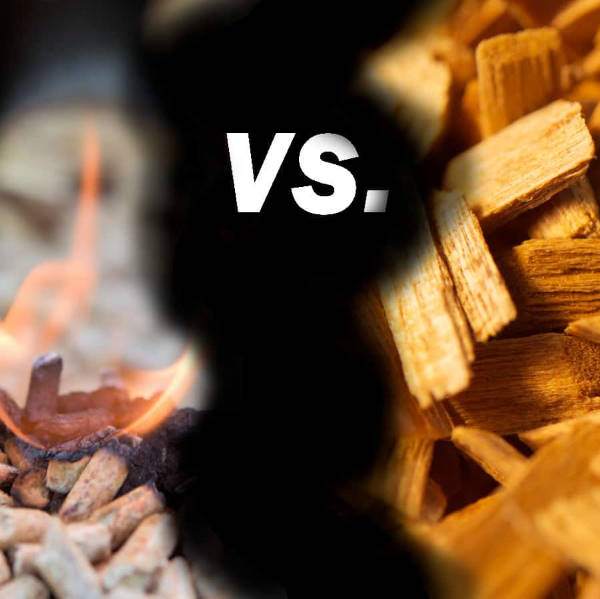 wood pellets vs wood chips