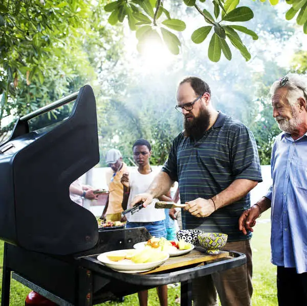 backyard BBQ party