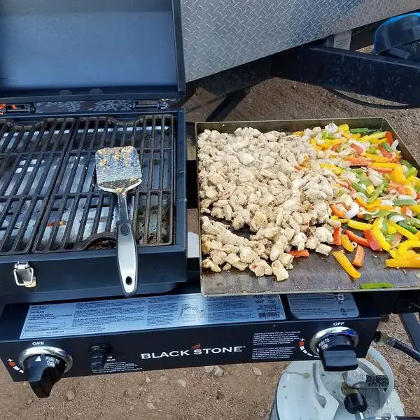 blackstone tailgater grill griddle combo