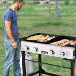 royal gourmet GD401 gas grill and griddle combo