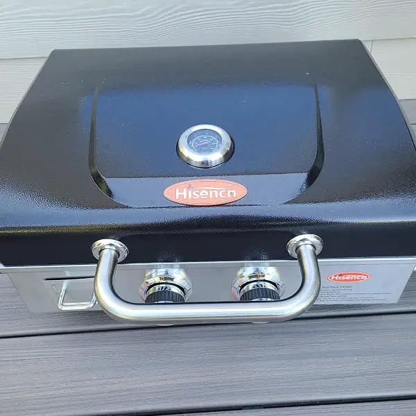 portable griddle with lid