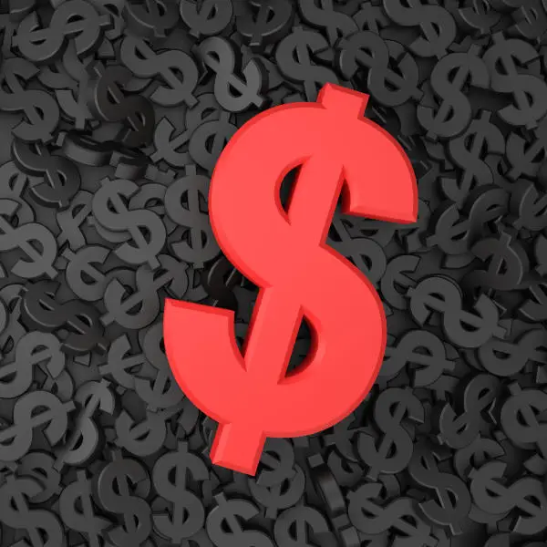 dollar sign 3D